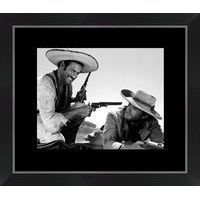 Affiche encadrée Clint Eastwood - Le bon, la brute, le Truand - 24x30 cm (Cadre Tucson)